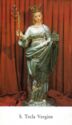 "Thecla of Lentini Virgin", Carlentini, B.N. Marconi - Genova (IT), Sicily - Saints (F), 2003694