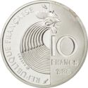 10 Francs (Statesman Robert Schuman - silver edition)