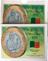 Various Escudos (Mint set 1991 - 200 Escudos coin)