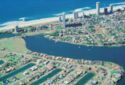 The Canal Estates, looking towards Surfers Paradise