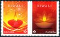 Diwali Lamp Se-tenant Pair