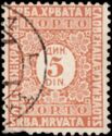 Postage due stamps - Vienna printing plate
