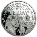 5 Pounds (70th Anniversary of VE Day - Platinum Piedfort)