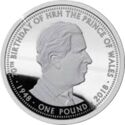 1 Pound (Prince Charles 70th Birthday)