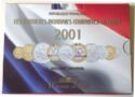 Various Francs (Mint Set 2001 - The last circulation coins in Francs)