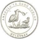 1 Kuruş (Northern bald ibis - Kelaynak - Geronticus eremita)