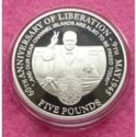 5 Pounds (60th Anniversary of Liberation, Winston Churchill - Silver)