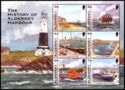 The History of Alderney Harbour souvenir sheet