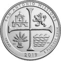 25 Cents / Quarter (San Antonio Missions National Historical Park, Texas)