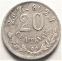 20 Centavos (Zs - Zacatecas)