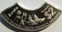 2 Dollars (Cook Islands, Fiji, Samoa Tripartite Fan-Shaped)