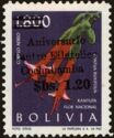 Flower "Cantua Bicolor" overprint