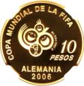 10 Pesos (18th World Championship Football 2006 Germany)