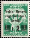 Yugoslavia Postage Due Stamp Overprint