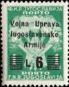 Yugoslavia Postage Due Stamp Overprint