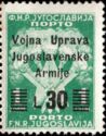 Yugoslavia Postage Due Stamp Overprint