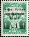 Yugoslavia Postage Due Stamp Overprint