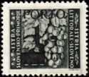 Landscape Stamp Overprint "PORTO" and new value