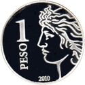 1 Peso (75th Anniversary of Central Bank of the Republic of Argentina)