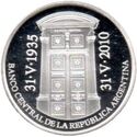 1 Peso (75th Anniversary of Central Bank of the Republic of Argentina)