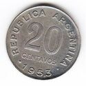 20 Centavos (Magnetic. Plain)
