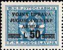 Yugoslavia Stamp Overprint "VOJNA ... ARMIJE"