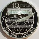 10 Euro (80th Death anniv. composer Giacomo Puccini)