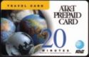 'AT&T Prepaid Card' 'Travel Card' (World Globes)