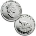 75 Dollars (Wildlife platinum series. Canadian lynx)