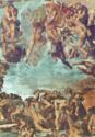 Vatican City. Sistine Chapel, Day of Judgement, The Damned
