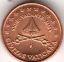 1 Euro Cent (Sede Vacante)