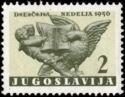 Charity stamp (Red Cross week)
