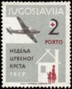 Charity stamp (Red Cross week) with surcharge "Porto