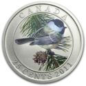 25 Cents (Nature + Wildlife: Black-capped Chickadee)