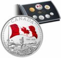 1 Dollar (50th Anniversary of the Canadian Flag)