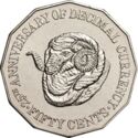 50 Cents (25th Anniversary of Decimal Currency - Silver edition)