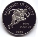 2 Pounds (XIII Commontwealth Games- Edimburgh-Two sprinters)
