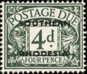 Postage Due Stamps of Great Britain, overprinted