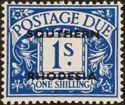 Postage Due Stamps of Great Britain, overprinted
