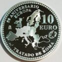 10 Euro (Europa Program - 50th Ann. Treaty of Rome)