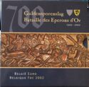 Various Euro (Mint Set 2002 - 700 years The Battle of the golden Spurs)