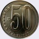 50 Céntimos (70th Anniversary of the BCV)