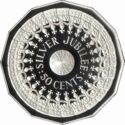 50 Cents (Queen's Silver Jubilee)