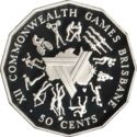 50 Cents (XII Commonwealth Games - Brisbane)