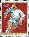 Sir Robert „Bobby“ Charlton, England. Overprinted