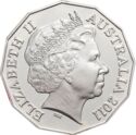 50 Cents (Royal Wedding of Catherine and William - Silver edition)