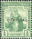 Seated Britannia - Overprinted 'OFFICIAL'