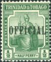 Seated Britannia - Overprinted 'OFFICIAL'