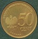 50 Euro Cent Warszawa (Royal Castle)