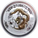 1 Dollar (Year of the Dragon. Gilt)